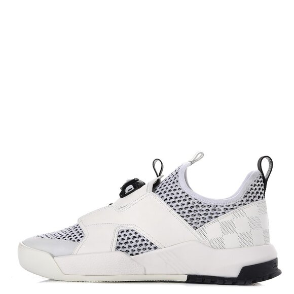 LOUIS VUITTON Fuel Power Mesh Leather Sneakers size 12 - Picture 1 of 4